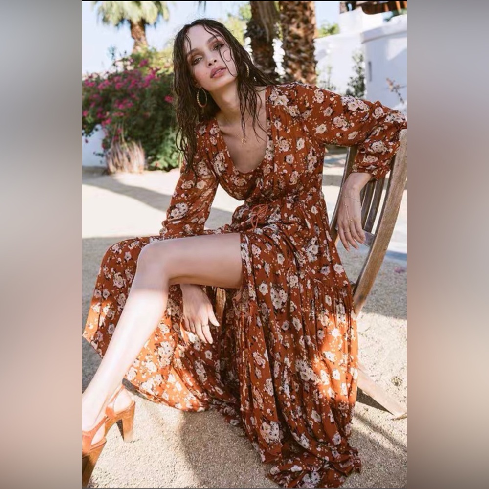 Spell Gypsy Dancer Gown Maple